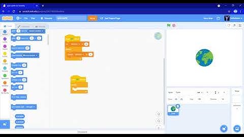 spin earth tutorial on scratch