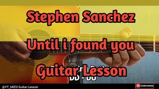 Download lagu Stephen Sanchez - Until i found you (Intro/Guitar Lesson)