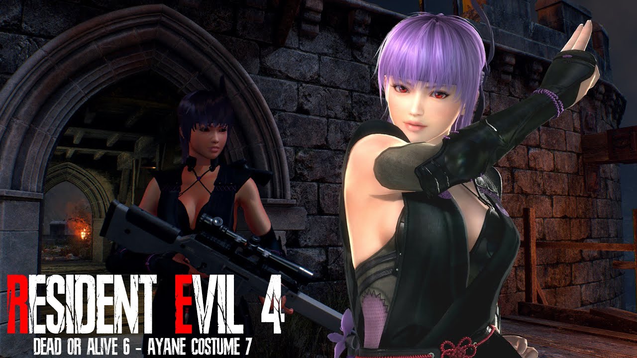 Resident Evil 4 Remake - DOA6 Ayane Costume 7 (Mod Test)