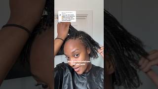 Started my microlocs with two-strand twist. #microlocsjourney #loctok #microlocs #throwback