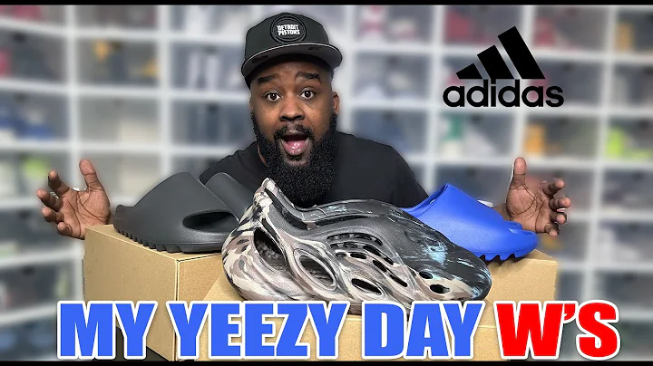 Yeezy Slides Onxy & Azure, Yeezy Foam Runner MX Cinder + Sizing Tips & On Foot Review