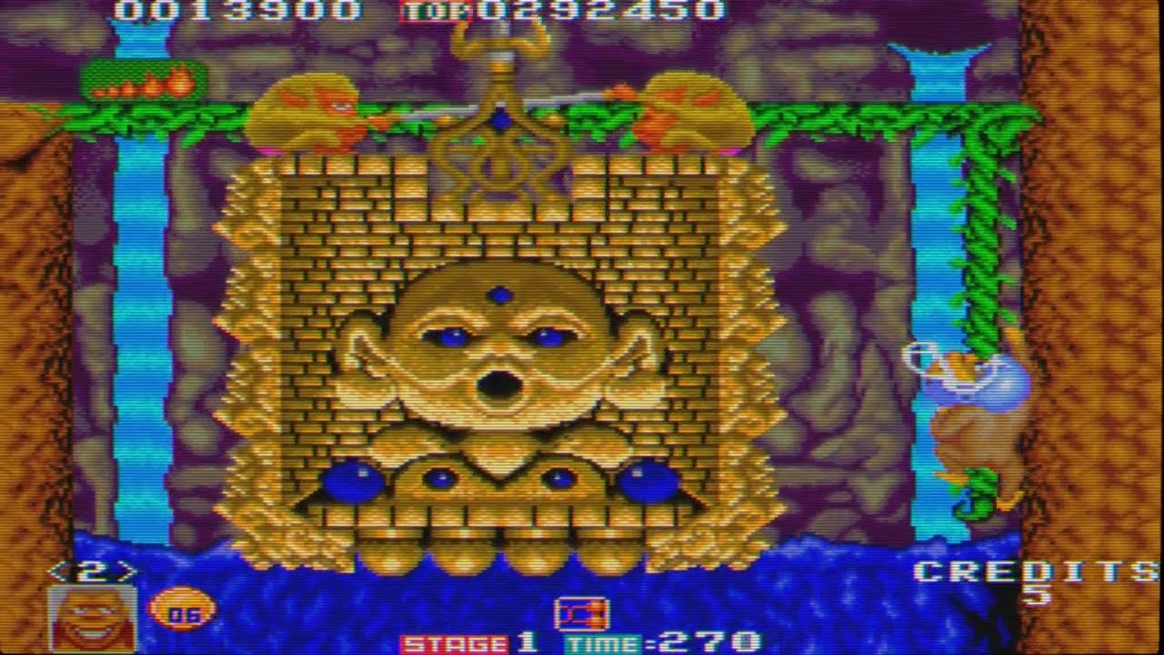 Toki - MAME 0.162 - 1CC (2 lives lost)