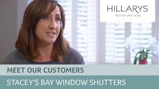 Hillarys Reviews  Stacey's bay window shutters