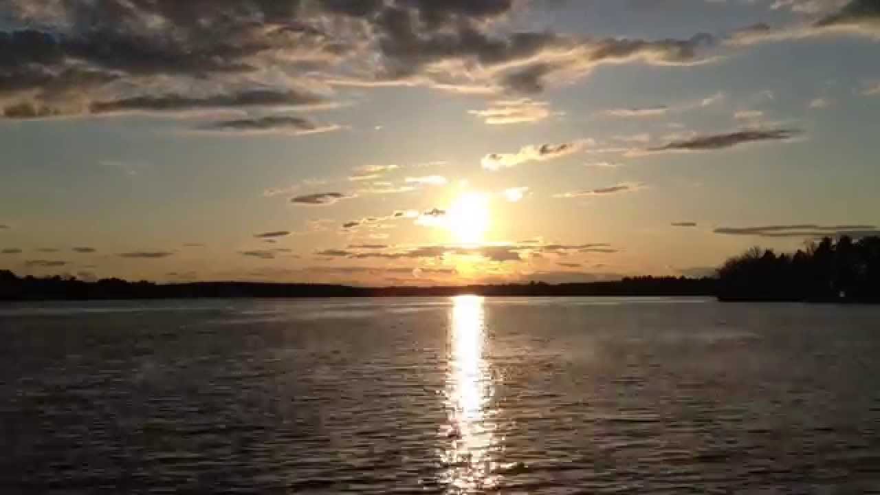 Sunset Timelapse, Lake Dubay, WI (May 03 2014) YouTube