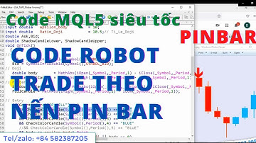 Tập 3 Code MQL5 - Nến PINBAR là gì? Học lập trình robot EA Forex MT5 trade theo nến PINBAR