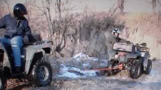 TigerTail Retractable Tow System - Used to Anchor your ATV or UTV while winching