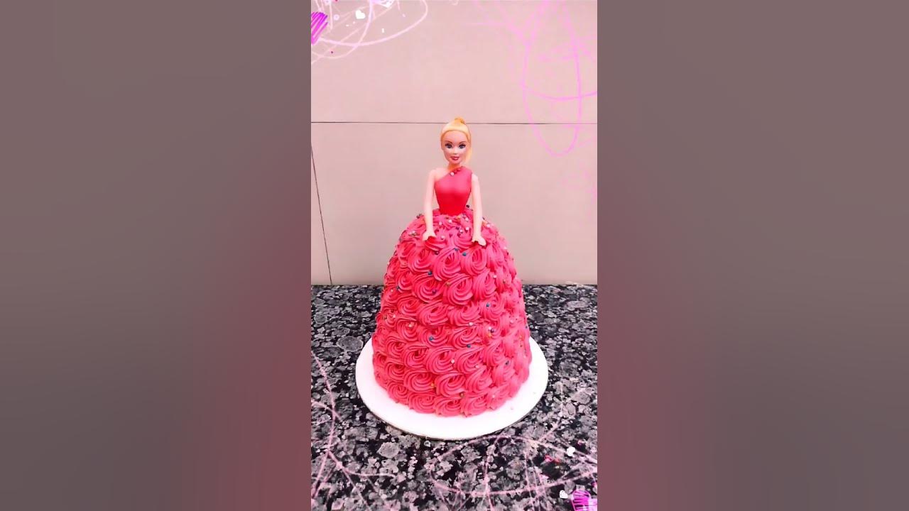 Doll cake design !! Doll cake kaise banaye !!! shorts short cake