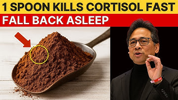 Always Waking Up at Night? – 1 Spoon Kills Cortisol FAST To Fall Back Asleep | Dr William Li