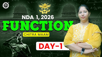 Functions Day 1 | NDA Maths | Domain & Range Explained | Chitra Ma’am | The Tutors Academy #ndaexam