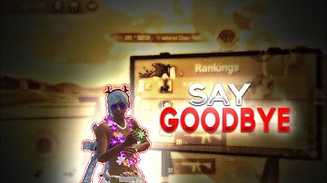 Say Goodbye 💛 | Android BGMI MONTAGE | SAMSUNG A3,A5,A6,A7,J2,J5,J7,S5,S6,S7,59,A10,A20,A30,A50,A70