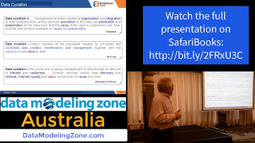 Keynote recorded live at Data Modeling Zone Australia 2018: Know Your Data