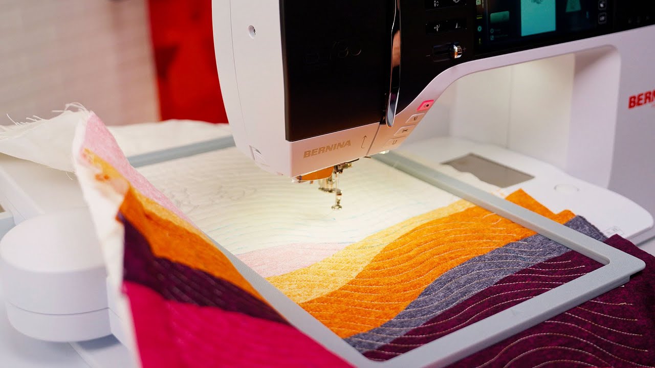 Magnetische Stickrahmen von BERNINA – präzise sticken auf anspruchsvollen Stoffen und Quilts
