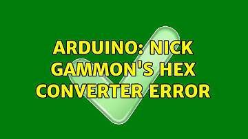 Arduino: Nick Gammon