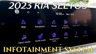 2023 Kia Seltos Infotainment System  Demo & Features