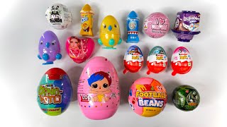 15 Different Surprise Candies and Surprises Eggs ASMR Unboxing | Kinder Joy Opening | Gifts Candy 