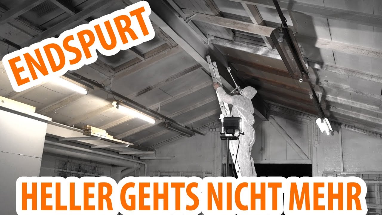 SCHRAUBERHALLE - ENDSPURT MIT DEM FARBANSTRICH 🔧🔧🔧