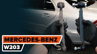 Как заменить тягу стабилизатора задней подвески на MERCEDES-BENZ C W203 C-Class [ВИДЕОУРОК AUTODOC]