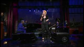 Cyndi Lauper - "Early In The Morning" 6/14 Letterman (TheAudioPerv.com) chords
