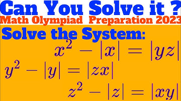 Can You Solve These Absolute Value Equations|Math Olympiad
