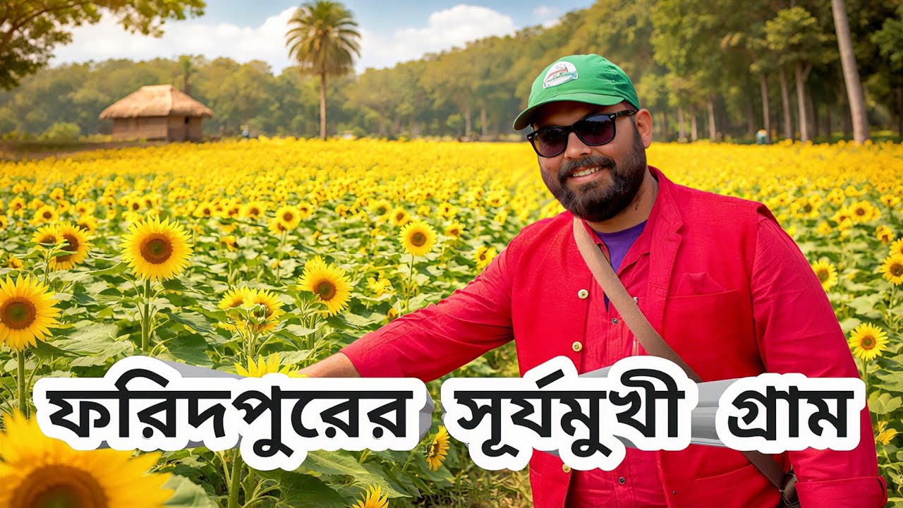ফরিদপুরের সূর্যমুখী গ্রাম 🌻 | Sunflower Village of Faridpur | Hidden Beauty of Bangladesh