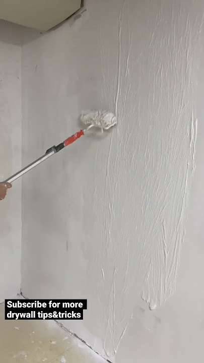 How to skim coat a wall like a pro in LESS than 5 MINUTES!