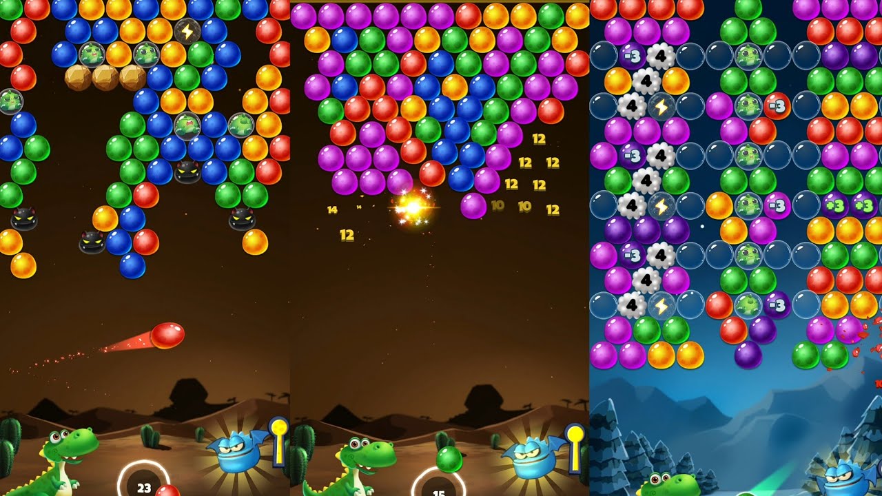 Primitive bubble shooter game level 1348-1354