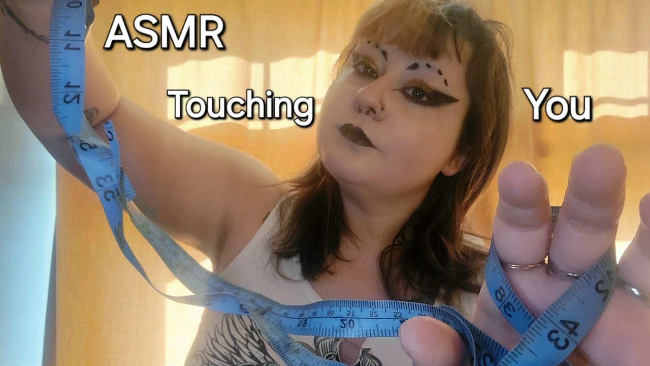 ASMR - Fast & Chaotic Touching You + Measuring You Head to Toe 📐