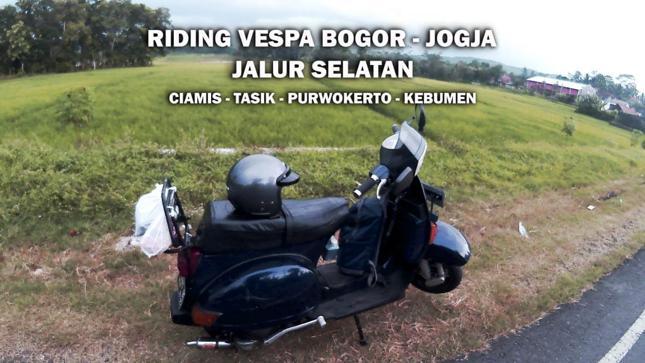Perdana riding naek VESPA EXCEL // BOGOR-YOGYAKARTA