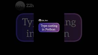 Type casting in Python #python #pythonprogramming #typecasting #trendingshorts  #pythontips #coding