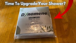 Dynamene White Fabric #ShowerCurtain #bathroom  #shower