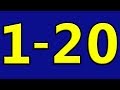 Simple Learning to Count to 20 Counting 1 to 20 Numbers for Toddlers Preschool Kids Children