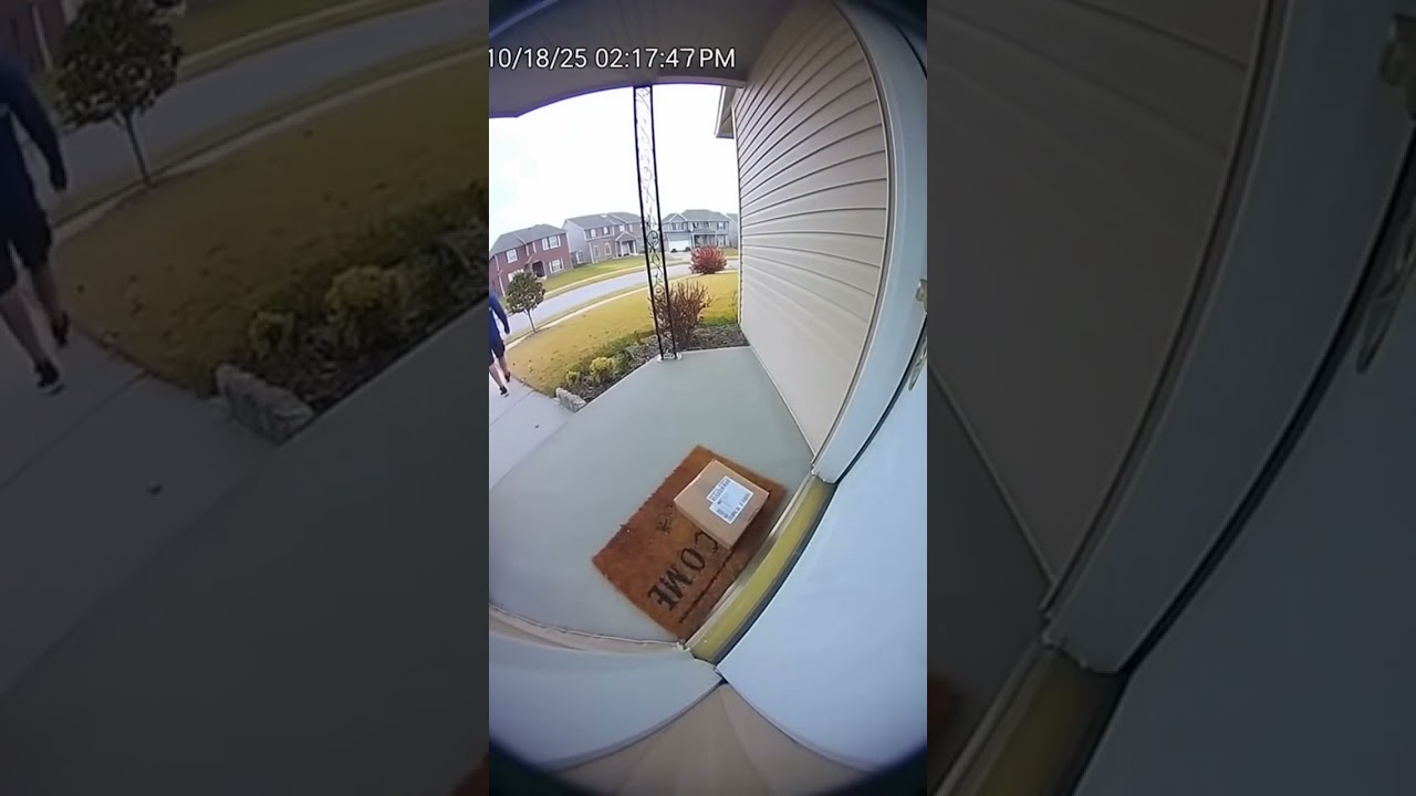 Future Self Delivers Own Package