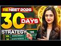 Re NEET 2026 Strategy 🔥 30 Day Plan to Crack - Meetu m'am