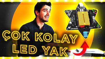 KARBOARD İLE LED YAK ! EN KOLAY ROBOTİK KODLAMA VE BASİT LED YAKIMI ! #2