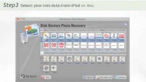 Recover iPod Lost Data on Mac