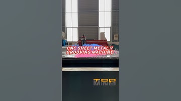 4000mm CNC Sheet Metal V Grooving Machine. #groovingmachine #sheetmetals #cnc