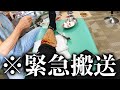 足に包丁が刺さってしまい…
