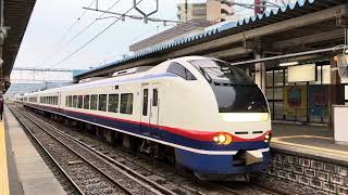 E653系1100番台 しらゆき5号 直江津発車