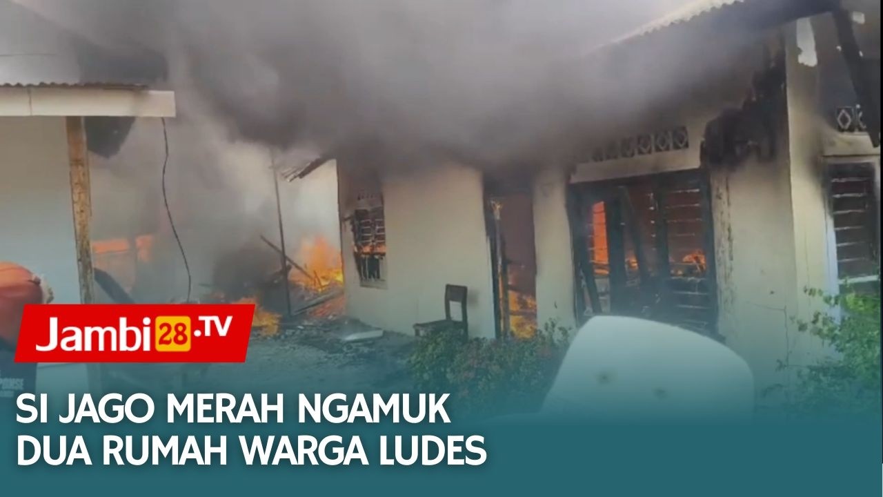 Dua Rumah Ludes Terbakar Diduga Korsleting Listrik Di Plafon Dapur