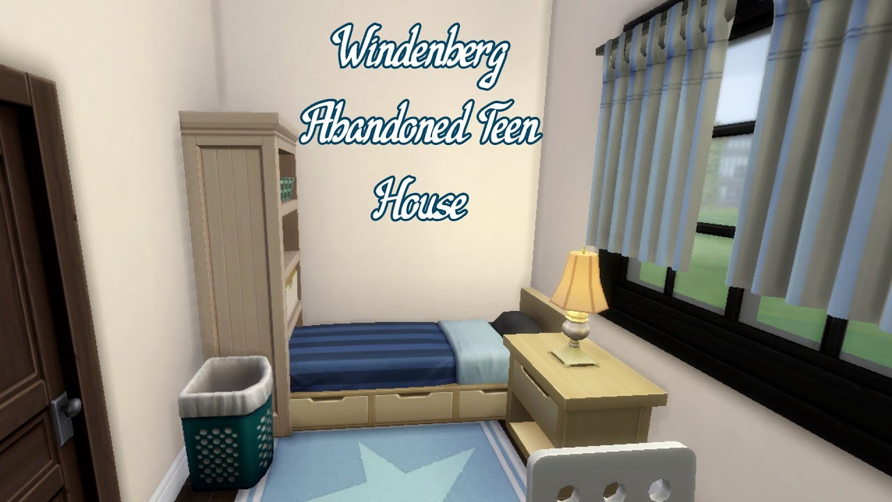 Abandoned Teen House | Windenberg | Sims 4 Speed Build