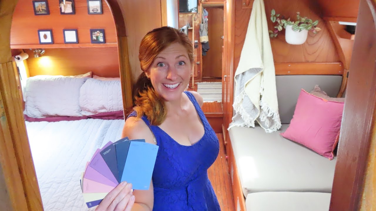 Interior Upgrades! Tour of Tarka our Rumba 41 foot Aluminum Sailboat we Live on Full Time (Ep.121.2)
