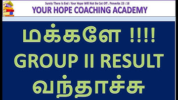 TNPSC GROUP II RESULT 2022 / CHECK YOUR REGISTER NUMBER/ IN SELECTEED LIST/