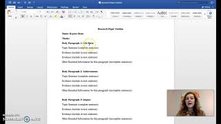 Biography Outline