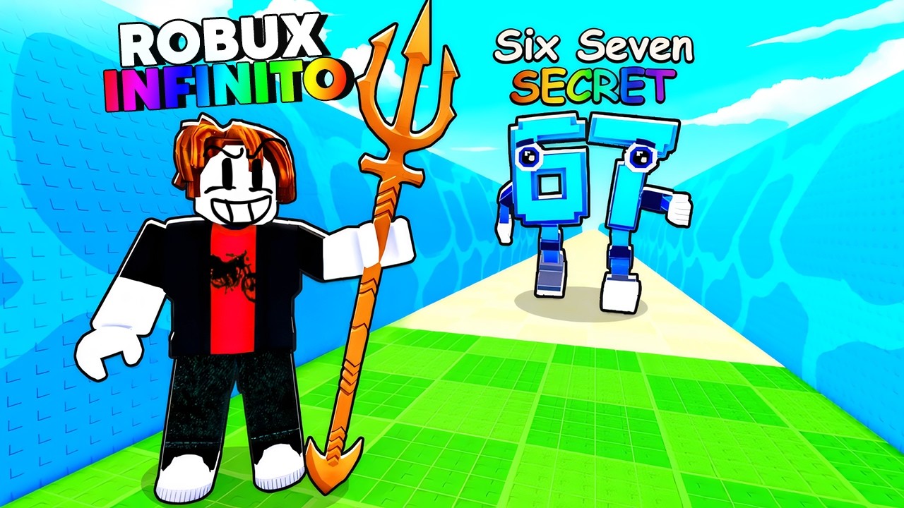 PRIMEIRA VEZ NO ABRA O MAR PARA BRAINROT COM ROBUX INFINITO ATIVADO NO ROBLOX 🤑