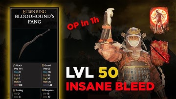 How to Get OP Early – Bloodhound’s Fang Build (Level 50) | Elden Ring Tutorial (FULL GUIDE)