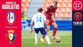 Resumen #PrimeraFederación | CF Rayo Majadahonda 2-2 CA Osasuna B | Jornada 35, Grupo 1