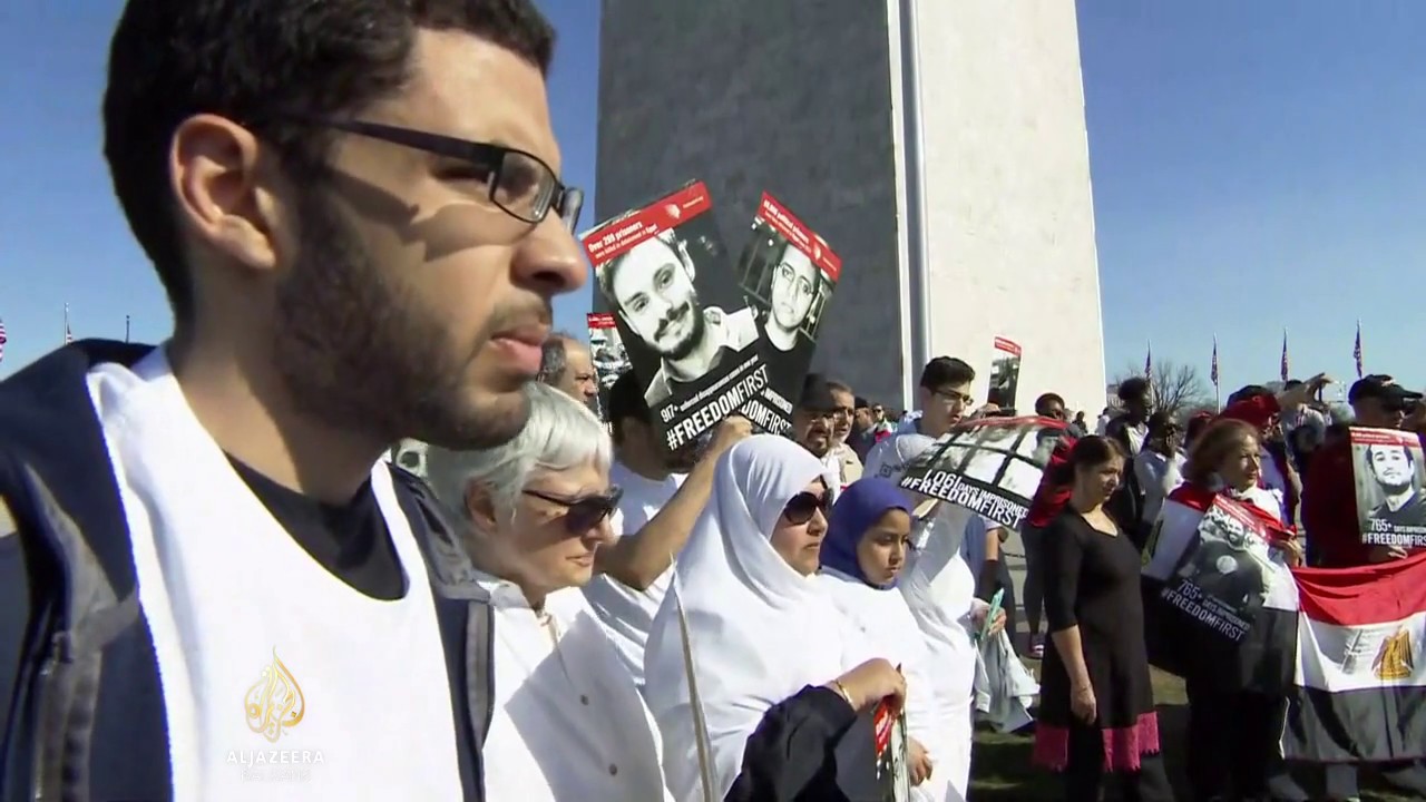 الرئيس المصري يصل إلى واشنطن