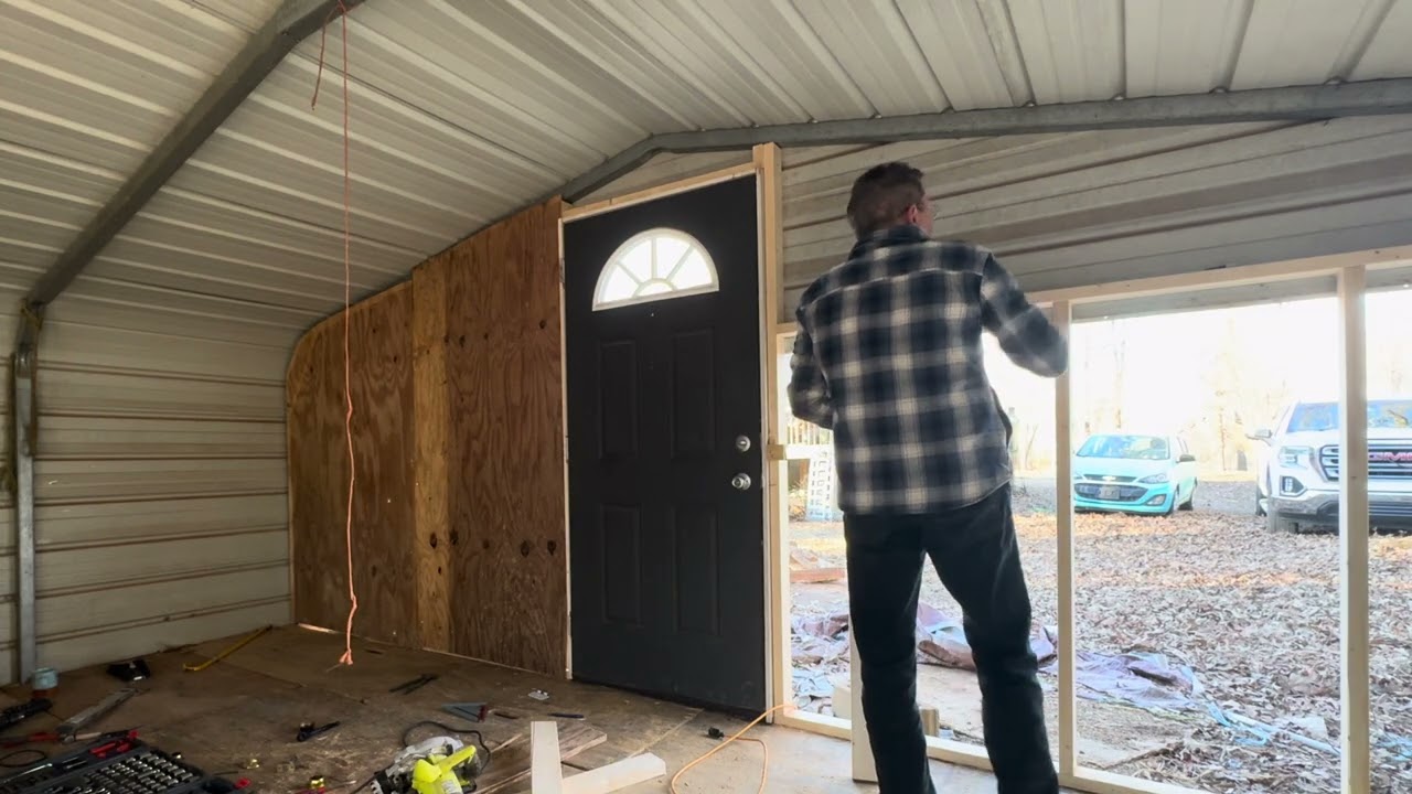 От навеса для машины до мужской берлоги (Часть 20)