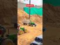 Subscribe Rc Indo Farm 👿tractor tournament king 👑 with dumper👍#jondeere5050d #shorts