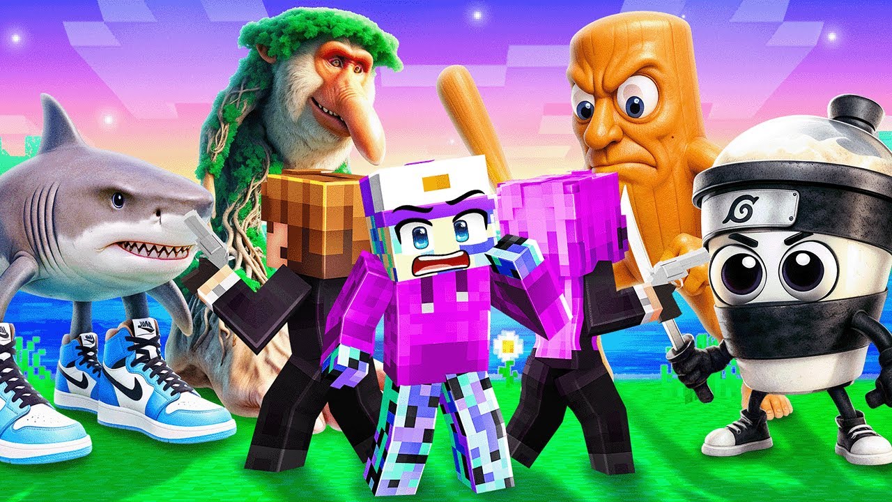 Protect The President in Minecraft ITALIAN BRAINROT